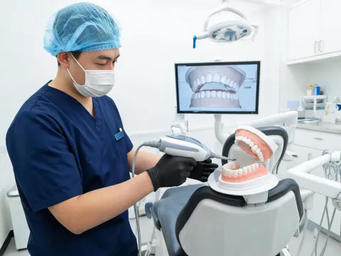 Intraoral scanner demonstration